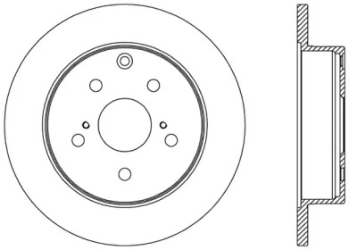 Тормозной диск OPEN PARTS BDR2422.10