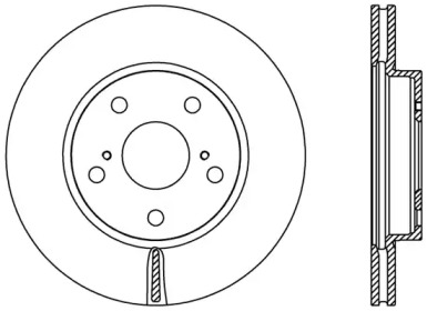 Тормозной диск OPEN PARTS BDR2423.20