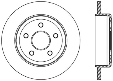 Тормозной диск OPEN PARTS BDR2446.10