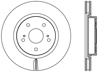 Тормозной диск OPEN PARTS BDR2447.20