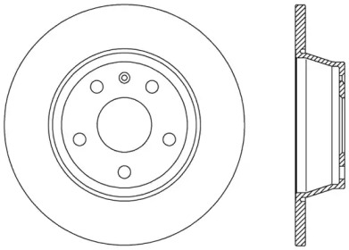 Тормозной диск OPEN PARTS BDR2449.10