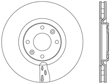 Тормозной диск OPEN PARTS BDR2453.20