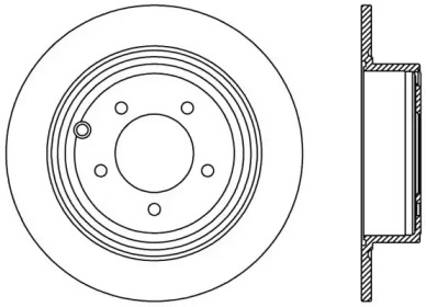 Тормозной диск OPEN PARTS BDR2466.10