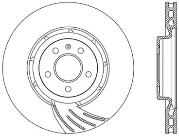 Тормозной диск OPEN PARTS BDR2486.20