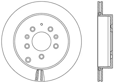 Тормозной диск OPEN PARTS BDR2492.20