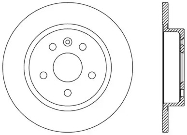 Тормозной диск OPEN PARTS BDR2537.10