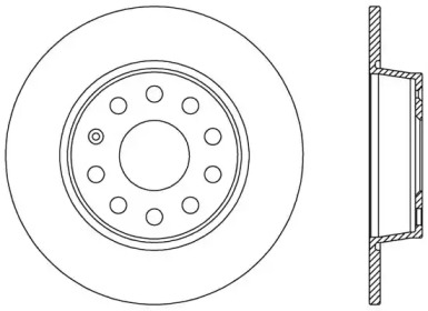 Тормозной диск OPEN PARTS BDR2539.10