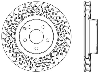 Тормозной диск OPEN PARTS BDR2540.25