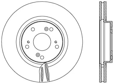 Тормозной диск OPEN PARTS BDR2556.20