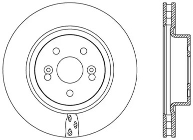 Тормозной диск OPEN PARTS BDR2571.20