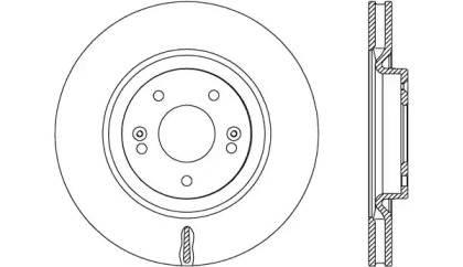 Тормозной диск OPEN PARTS BDR2606.20