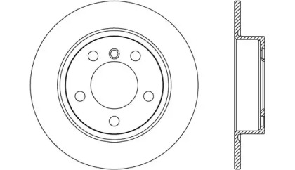 Тормозной диск OPEN PARTS BDR2611.10