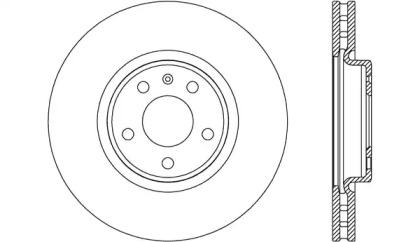 Тормозной диск OPEN PARTS BDR2617.20