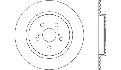 Тормозной диск OPEN PARTS BDR2641.10