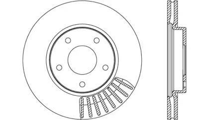 Тормозной диск OPEN PARTS BDR2646.20