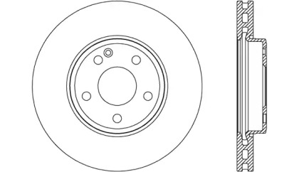 Тормозной диск OPEN PARTS BDR2701.20