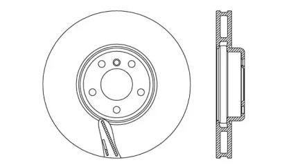 Тормозной диск OPEN PARTS BDR2744.20