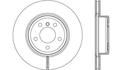 Тормозной диск OPEN PARTS BDR2749.20