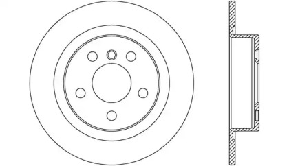 Тормозной диск OPEN PARTS BDR2763.20