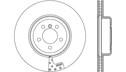 Тормозной диск OPEN PARTS BDR2767.20