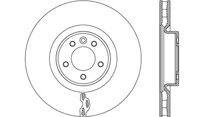 Тормозной диск OPEN PARTS BDR2775.20