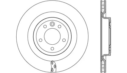 Тормозной диск OPEN PARTS BDR2781.20