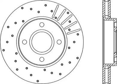 Тормозной диск OPEN PARTS BDRS1186.25