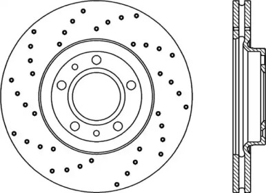 Тормозной диск OPEN PARTS BDRS2158.25