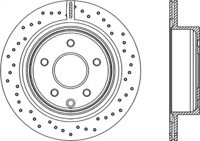 Тормозной диск OPEN PARTS BDRS2208.25