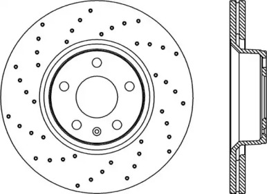 Тормозной диск OPEN PARTS BDRS2268.25