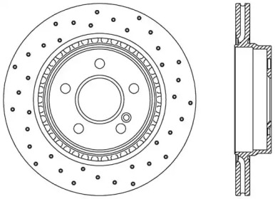 Тормозной диск OPEN PARTS BDRS2396.25