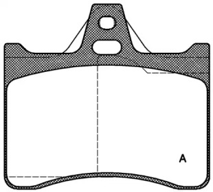 Комплект тормозных колодок OPEN PARTS BPA0088.10