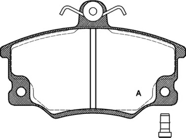 Комплект тормозных колодок OPEN PARTS BPA0146.14