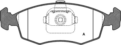 Комплект тормозных колодок OPEN PARTS BPA0172.10