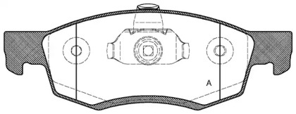 Комплект тормозных колодок OPEN PARTS BPA0172.32