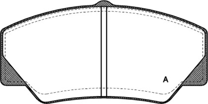 Комплект тормозных колодок OPEN PARTS BPA0206.00