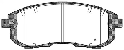 Комплект тормозных колодок OPEN PARTS BPA0293.11