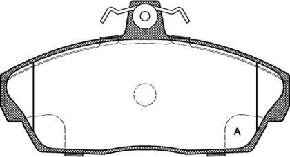 Комплект тормозных колодок OPEN PARTS BPA0337.10