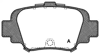 Комплект тормозных колодок OPEN PARTS BPA0499.00