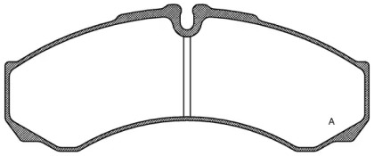 Комплект тормозных колодок OPEN PARTS BPA0651.10