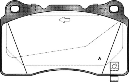 Комплект тормозных колодок OPEN PARTS BPA0666.32