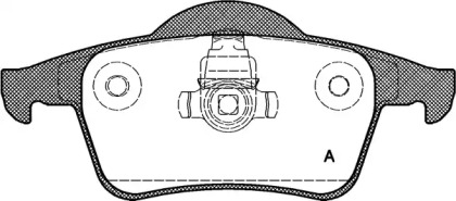 Комплект тормозных колодок OPEN PARTS BPA0714.00