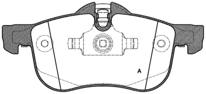 Комплект тормозных колодок OPEN PARTS BPA0719.00