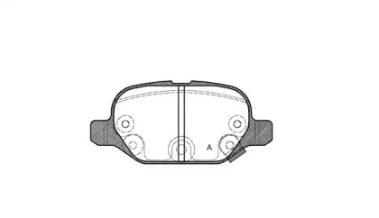 Комплект тормозных колодок OPEN PARTS BPA0727.32