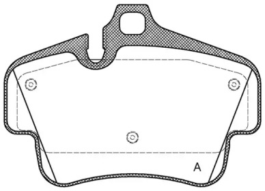 Комплект тормозных колодок OPEN PARTS BPA0773.30