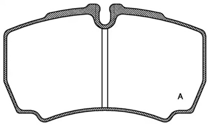 Комплект тормозных колодок OPEN PARTS BPA0849.00