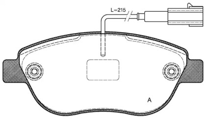 Комплект тормозных колодок OPEN PARTS BPA0859.11