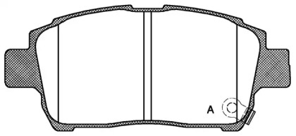 Комплект тормозных колодок OPEN PARTS BPA0971.02