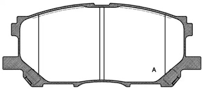 Комплект тормозных колодок OPEN PARTS BPA1039.00