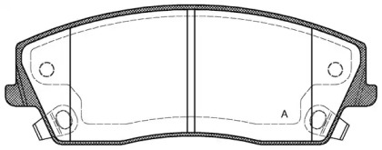 Комплект тормозных колодок OPEN PARTS BPA1126.08